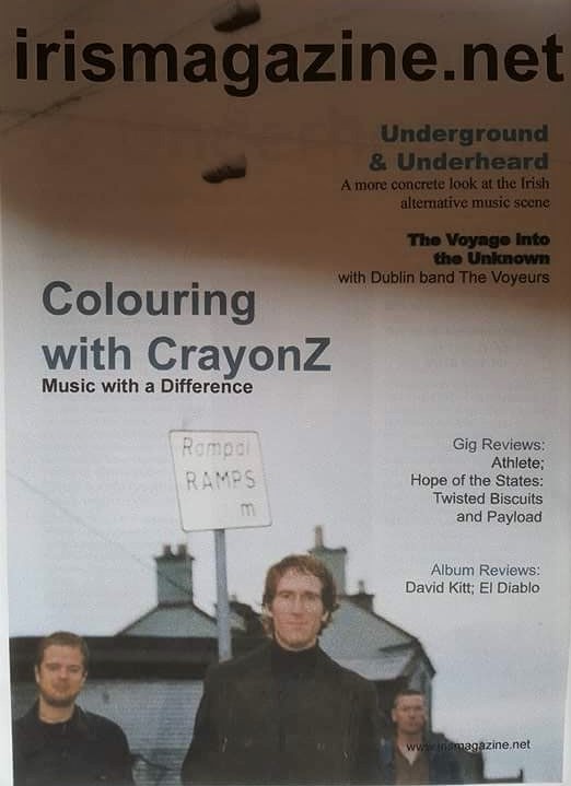 thecrayonZ in irishmagazine cover